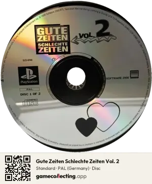 Gute Zeiten Schlechte Zeiten Vol. 2 PlayStation, PAL disc
