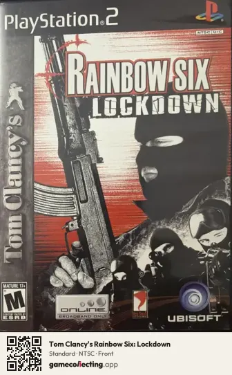 Tom Clancy's Rainbow Six: Lockdown PlayStation 2, NTSC box front