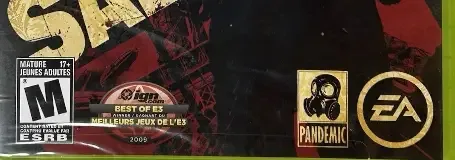 The Saboteur, the ESRB box on its front