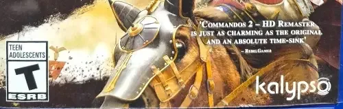 Commandos 2: HD Remaster / Praetorians: HD Remaster, the ESRB box on its front
