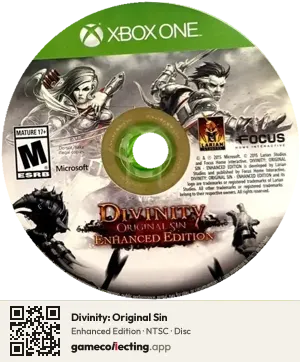 Divinity: Original Sin Xbox One, NTSC disc
