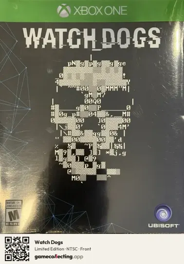Watch Dogs Xbox One, NTSC box front