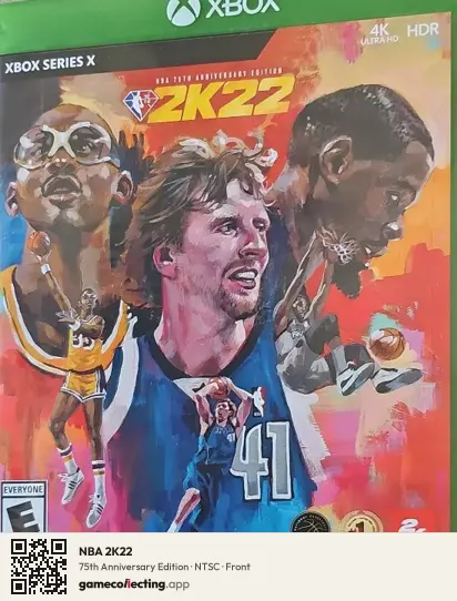 NBA 2K22 Xbox Series X, NTSC box front