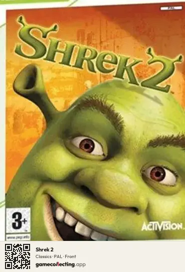 Shrek 2 Xbox, PAL box front