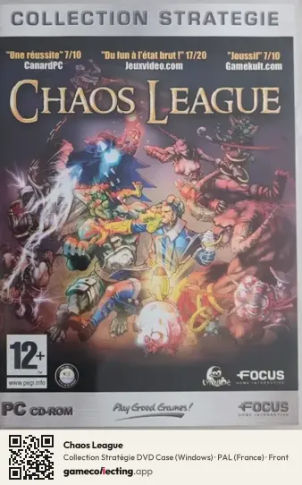 Chaos League Computer, France box front