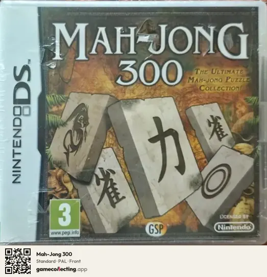Mah-Jong 300 Nintendo DS, PAL box front