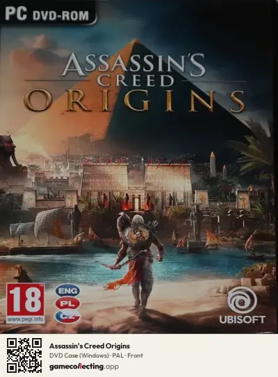 Assassin's Creed Origins Computer, PAL box front