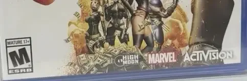 Deadpool, the ESRB box on its front