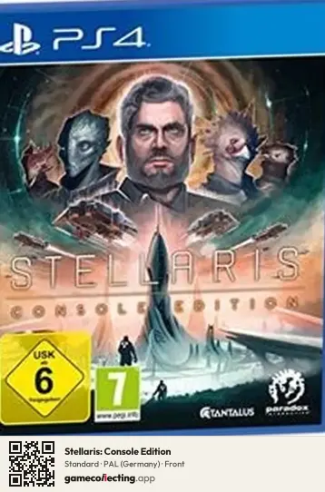Stellaris: Console Edition PlayStation 4, Germany box front
