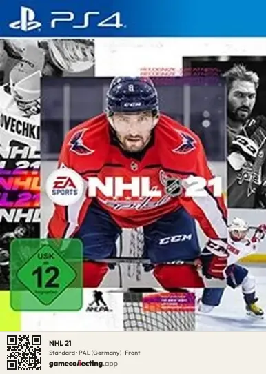 NHL 21 PlayStation 4, Germany box front