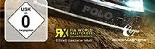 Dirt Rally 2.0, the USK square on its front