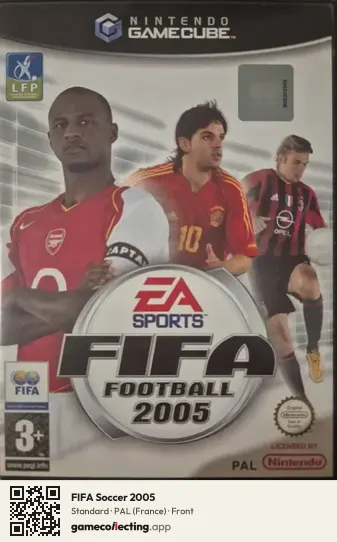 FIFA Soccer 2005 Nintendo GameCube, France box front