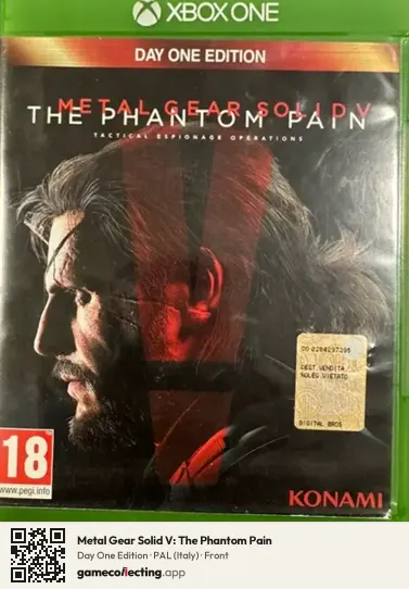 Metal Gear Solid V: The Phantom Pain Xbox One, Italy box front