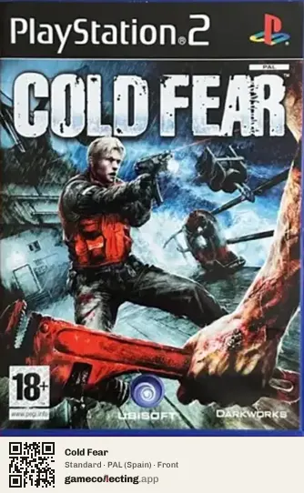Cold Fear PlayStation 2, Spain box front