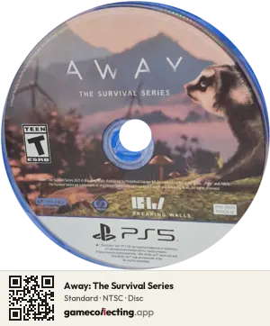 Away: The Survival Series PlayStation 5, NTSC disc