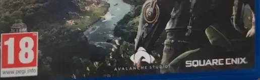Just Cause 4, the PEGI square on its front