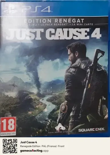 Just Cause 4 PlayStation 4, France box front