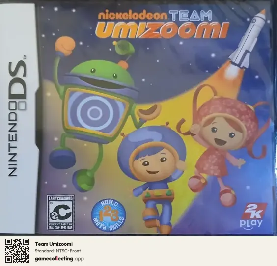 Team Umizoomi Nintendo DS, NTSC box front