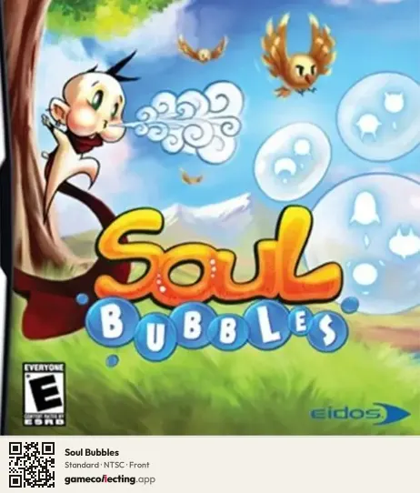 Soul Bubbles Nintendo DS, NTSC box front