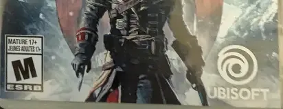 Assassin's Creed: The Rebel Collection, the ESRB box on its front
