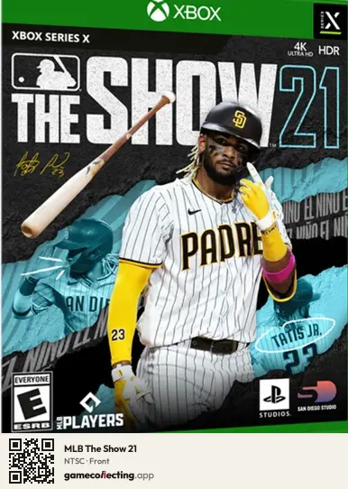 MLB The Show 21 Xbox Series X, NTSC box front