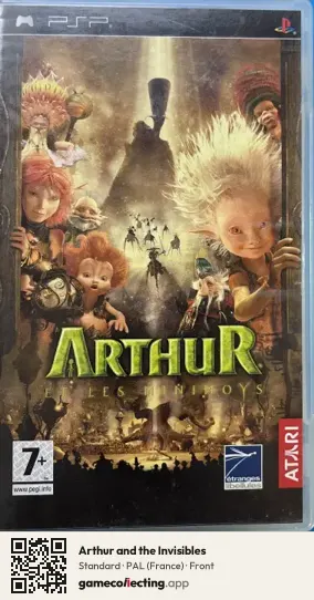 Arthur and the Invisibles PlayStation Portable, France box front