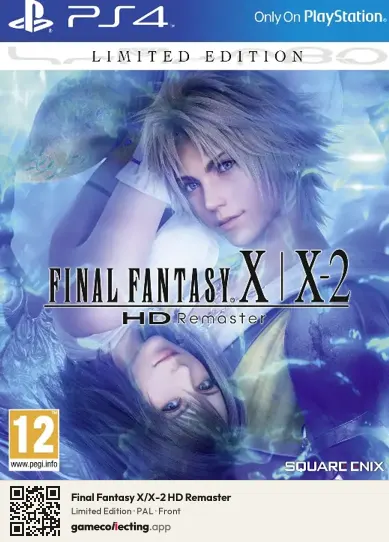 Final Fantasy X/X-2 HD Remaster PlayStation 4, PAL box front