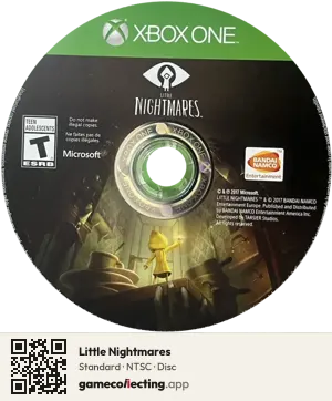 Little Nightmares Xbox One, NTSC disc