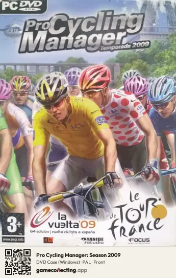 Pro Cycling Manager: Season 2009 Computer, PAL box front