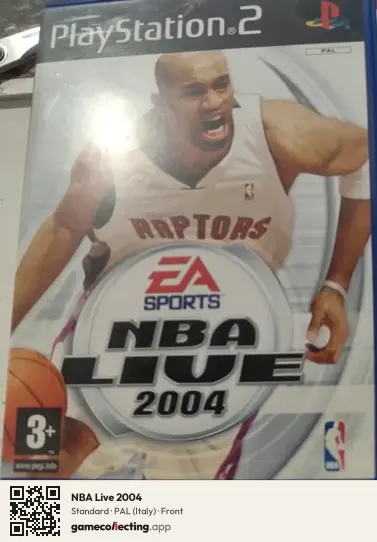NBA Live 2004 PlayStation 2, Italy box front