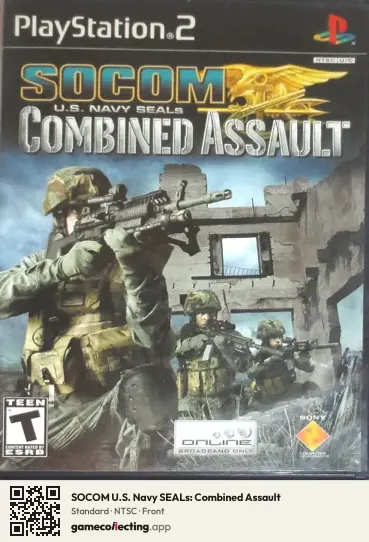 SOCOM U.S. Navy SEALs: Combined Assault PlayStation 2, NTSC box front