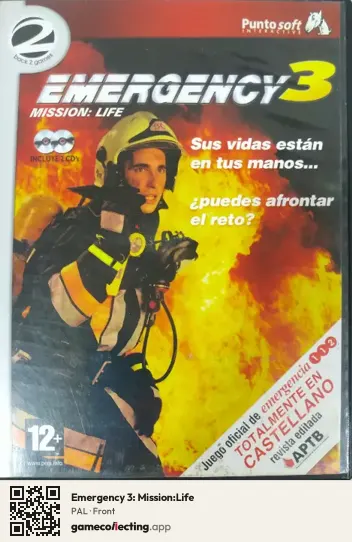 Emergency 3: Mission:Life Computer, PAL box front