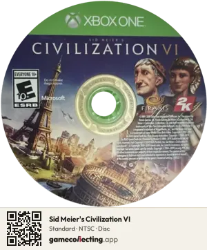 Sid Meier's Civilization VI Xbox One, NTSC disc