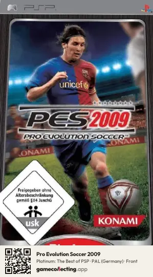Pro Evolution Soccer 2009 PlayStation Portable, Germany box front