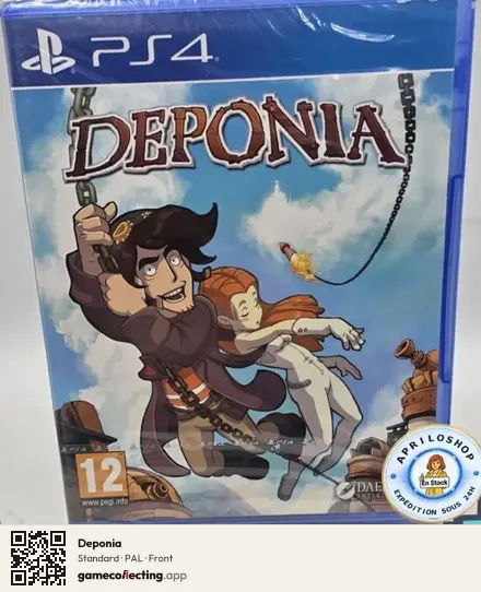 Deponia PlayStation 4, PAL box front