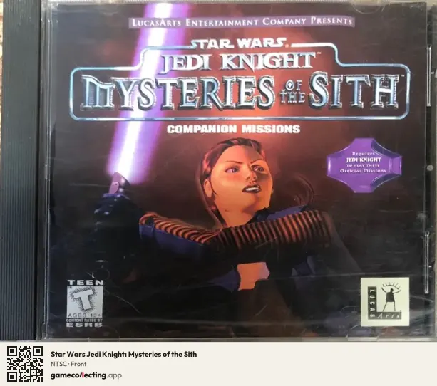 Star Wars Jedi Knight: Mysteries of the Sith Computer, NTSC box front