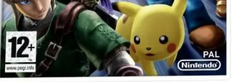 Super Smash Bros. Brawl, the PEGI square on its front
