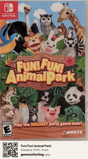Fun! Fun! Animal Park Nintendo Switch, NTSC box front