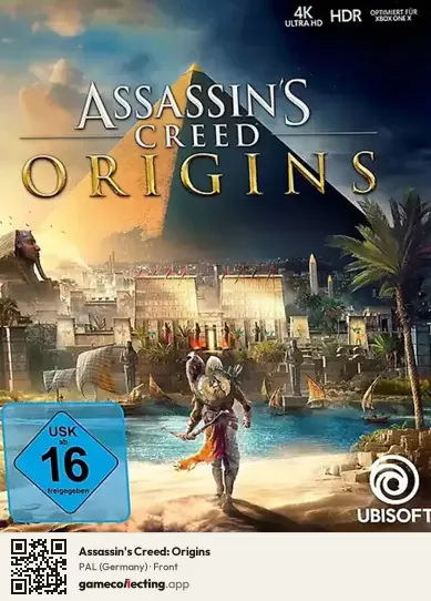 Assassin's Creed: Origins Xbox One, Germany box front