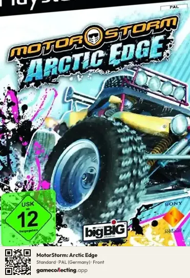 MotorStorm: Arctic Edge PlayStation 2, Germany box front