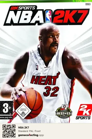 NBA 2K7 Xbox 360, PAL box front