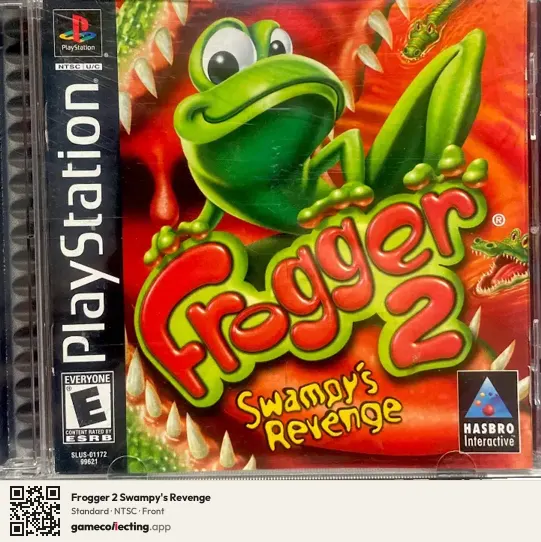 Frogger 2 Swampy's Revenge PlayStation, NTSC box front