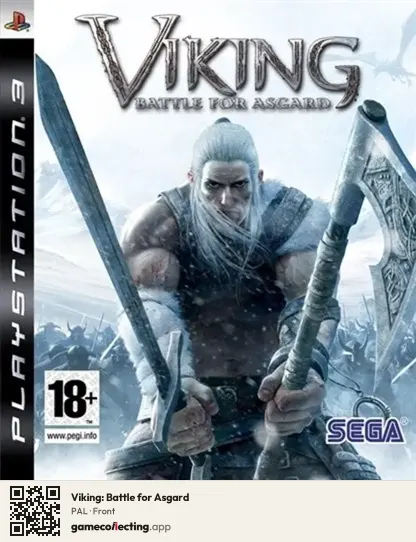 Viking: Battle for Asgard PlayStation 3, PAL box front
