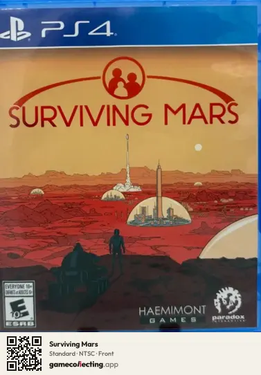 Surviving Mars PlayStation 4, NTSC box front