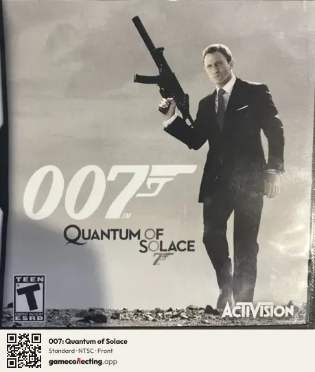 007: Quantum of Solace Nintendo DS, NTSC box front