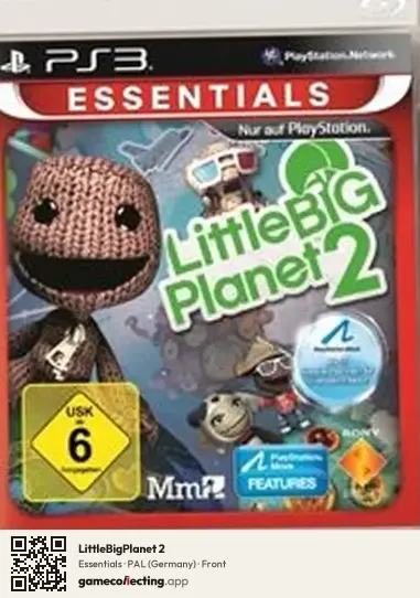 LittleBigPlanet 2 PlayStation 3, Germany box front