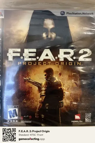 F.E.A.R. 2: Project Origin PlayStation 3, NTSC box front