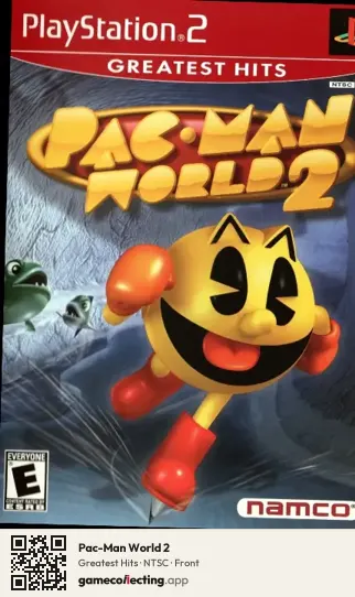 Pac-Man World 2 PlayStation 2, NTSC box front