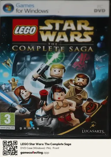LEGO Star Wars: The Complete Saga Computer, PAL box front