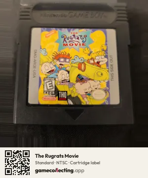The Rugrats Movie Game Boy Color, NTSC cartridge label